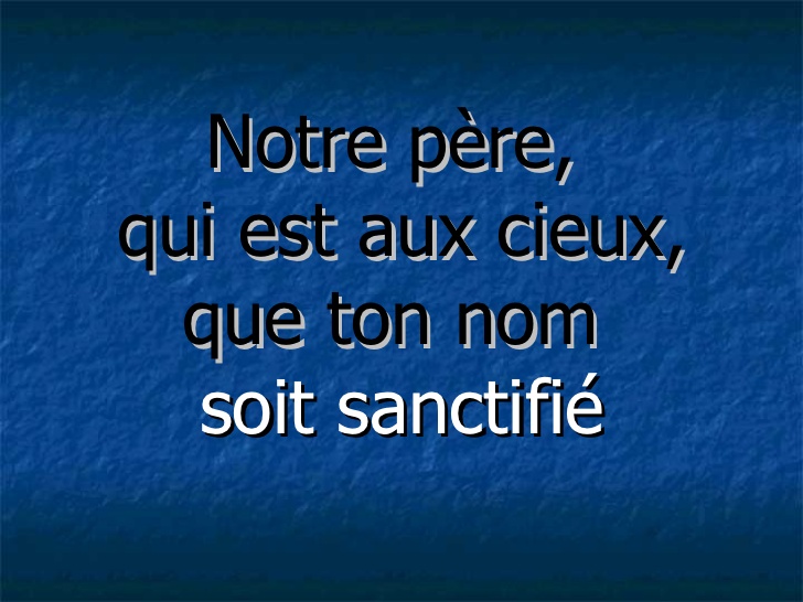 LeNotrePèreCoeurDeLaPrièreChretienne